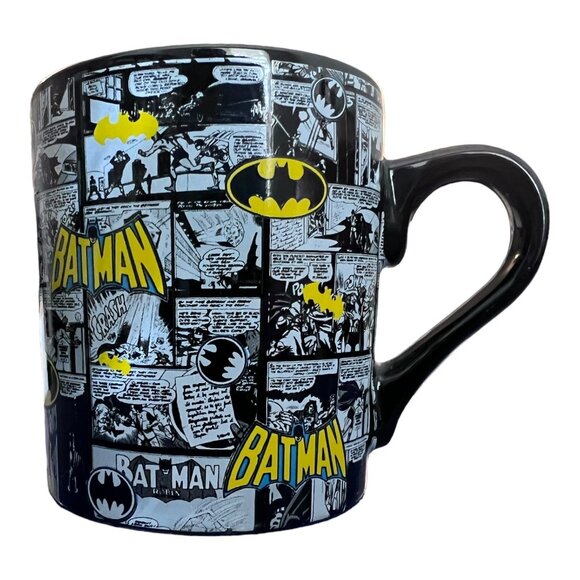 Batman Comic Strip 14oz. Ceramic Coffee Mug Cup DC Comics Silver Buffalo LLC. - Picture 1 of 6